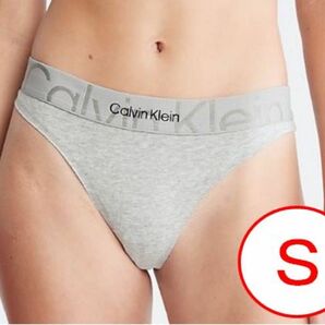 Calvin Klein Tバック グレー【S】ショーツカルバンクライン