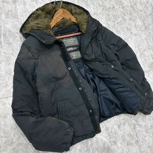 H ＊ 古着 '保温性抜群' Abercrombie&Fitch アバクロンビー&フィッチ KEMPSHALL JACKET 中綿 ダウンジャケット sizeL メンズ アウター