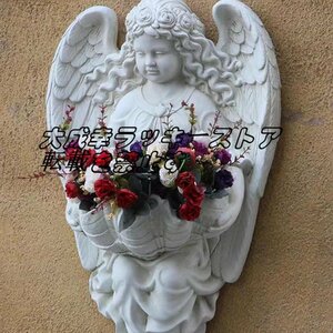 Art hand Auction Super popular! Angel wall hanging, wall decoration, wall decor, Western sculpture, statue, relief, object, accessory case, interior goods, resin, handmade z232, Interior accessories, ornament, Western style