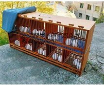 新品 鳥かご 鳥籠 排籠 運送が便利 十個 ガビチョウ 斑鳩とか小鳥に ハンドメイド 竹製 z1362_画像4
