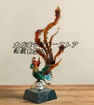 純銅 鳳凰 至極の彫刻 精工オフィス装飾風水祥不死鳥置物テ 工芸彫刻 装飾品 z1422_画像3