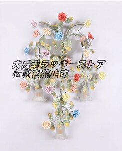 極美品★ 壁掛け照明 壁掛け灯 ブラケットライト インテリア照明 玄関灯 薔薇 花 はな z883