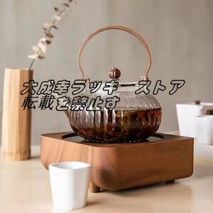 美品！実用品★茶器を沸かす ガラス 湯沸かし 急須を煮る 耐熱ポット 薬缶 900ML z366