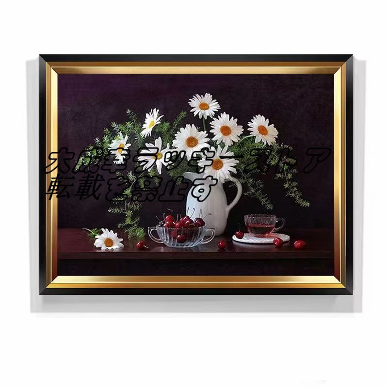 बहुत लोकप्रिय ★ अत्यंत सुंदर ★ फूल तेल चित्रकला 60*40 सेमी z458, चित्रकारी, तैल चित्र, प्रकृति, परिदृश्य चित्रकला