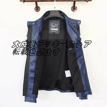 ●特価SALE レザージャケット 革ジャン 本革 カウハイド 牛革 バイクジャケット ライダーズ シングルライダース 4色 S～3XL選択可能 z753_画像6