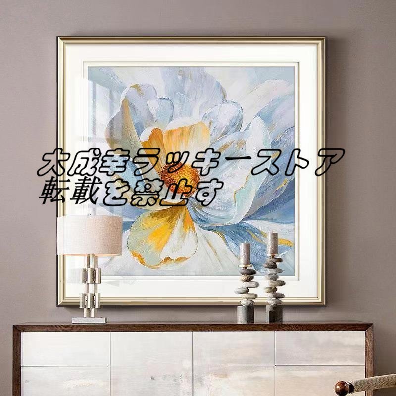 Extremely beautiful item★ Purely hand-painted painting Flowers Oil painting Reception room hanging painting Entrance decoration Hallway mural z1084, Painting, Oil painting, Nature, Landscape painting