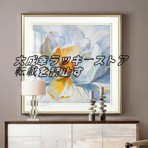 Art hand Auction Extremely beautiful item★ Purely hand-painted painting Flowers Oil painting Reception room hanging painting Entrance decoration Hallway mural z1084, Painting, Oil painting, Nature, Landscape painting