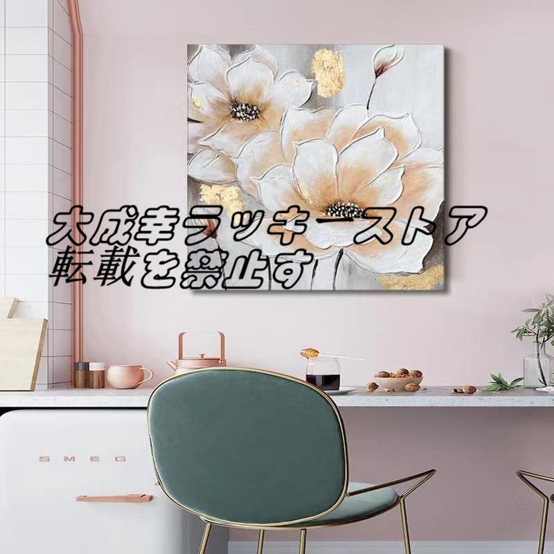 Extremely beautiful item★ Purely hand-painted painting Flowers Oil painting Reception room hanging painting Entrance decoration Hallway mural z1174, Painting, Oil painting, Nature, Landscape painting