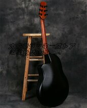 アコースティックギター 弦楽器 ピックアップ 21フレット 1:18閉鎖弦ノブ ケース付き 表面単板 トウヒ 炭素繊維材料 炭化合成木材 z385_画像3