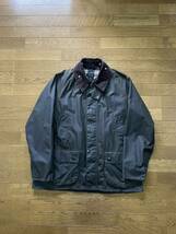 極美品 Barbour ビデイル 90s bedale c40 Mint ビンテージ　バブアー ライナー付 オイルドジャケット _画像3