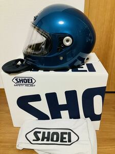 SHOEI グラムスター ラグナブルー　曇り止めシート装着 Lサイズ