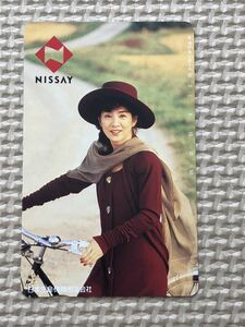 [ unused ] telephone card Yoshinaga Sayuri nisei Japan life 