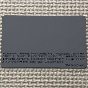 【未使用】テレホンカード 独眼竜政宗 純金箔 青葉城隅櫓 の画像2