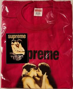 Supreme 23SS Kiss Tee ピンク XLサイズ ● 新品未使用 即完売 ● 元ネタ SUEDE 1stアルバムジャケ ●