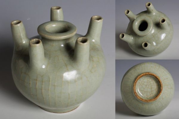 2023年最新】Yahoo!オークション -青磁 花入(骨董陶磁器一般)の中古品