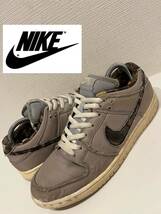 ★NIKE★ナイキ★DUNK LOW PRO SB★304292-054★ダンクロープロ★迷彩柄★スウッシュ★ウルフグレー/デジタルカモ★US9.5★27.5cm★_画像1