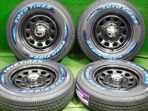 新品 ホイールタイヤ 4本 195/80R15 2023年製 デイトナ ラジアル タイヤ トーヨー H30