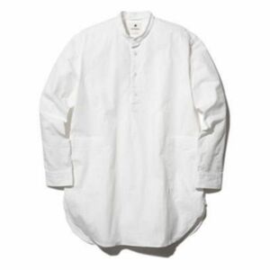 スノーピーク　OG Cotton Poplin Sleeping Shirt S White ロングシャツ 長袖