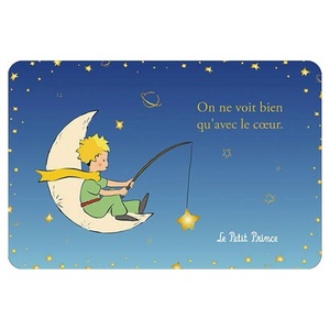 星の王子さま Le Petit Prince ポストカード フランス 製 Kiub グリーティングカード 心だけではっきりと見ることができます パタミン