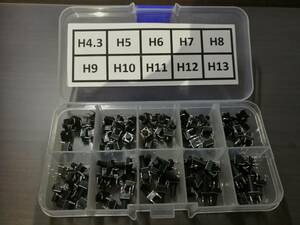  tact switch height different set 4 pin 6*6* 4.3~13mm DIP total 100 piece set 