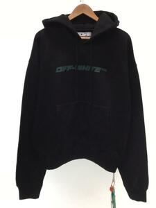 OFF-WHITE◆パーカー/XL/コットン/BLK/OMBB037E20FLE010