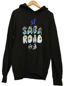 CROSS&STITCH/パーカー/XL/コットン/BLK/プリント/SABA ROAD/プリント/フーディー