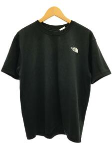 THE NORTH FACE◆S/S BANDANA SQUARE LOGO TEE_ショートスリーブバンダナスクエアロゴティー/L/コットン