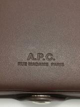 A.P.C.◆JOSH COIN CASE/コインケース/レザー/ブラウン/レディース_画像3