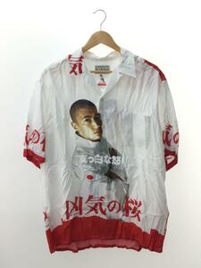 WACKO MARIA◆半袖シャツ/凶気の桜/HAWAIIAN SHIRT S/S/XL/レーヨン/RED/NTJ-WM-HI01