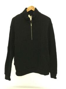 MXP◆HEAVY WARM SWEAT HALF ZIP/スウェット/L/コットン/BLK/MX39332