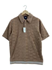 KITH* polo-shirt /S/ cotton /BRW/ total pattern 