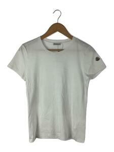 MONCLER◆Tシャツ/S/コットン/WHT/無地/C-SCOM-18-2674