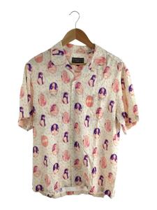 Supreme◆半袖シャツ/S/レーヨン/PNK/総柄/21SS/Blurred Girls Rayon S/S Shirt