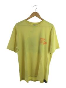 STUSSY◆Tシャツ/L/コットン/YLW/プリント