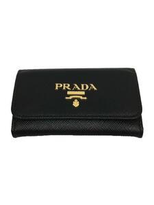 PRADA◆キーケース/-/ブラック/無地/レディース/1PG004