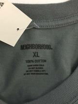 NEIGHBORHOOD◆23SS/バックプリント/Tシャツ/XL/コットン/GRY/231PCNH-ST18_画像3