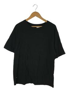 WTAPS◆Tシャツ/L/コットン/BLK/無地