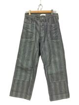 SUGARHILL◆22AW/HERRINGBONE HICKORY DOUBLE KNEE DENIM/2/GRY/20AWPT03_画像1