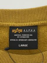 ALPHA INDUSTRIES◆プリントクルーネックスウェット/L/コットン/CML/TC1310_画像3