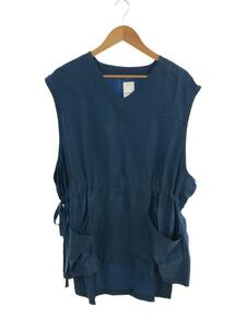 URU◆COTTON CUPRA VEST/ベスト/2/コットン/BLU/無地/19FCU03