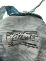 patagonia◆ノースリーブワンピース/XS/コットン/BLU_画像3