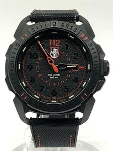 LUMINOX◆クォーツ腕時計/アナログ/BLK/BLK/XL.1002