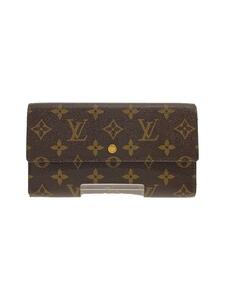 LOUIS VUITTON◆ポルト・トレゾール・インターナショナル_モノグラム・キャンバス_BRW/PVC/BRW/メンズ