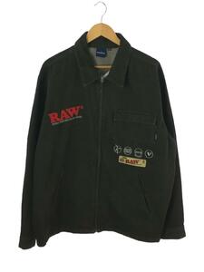 INTER BREED◆ジャケット/-/コットン/BLK/RAW/Managers Jacket