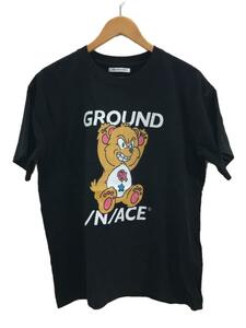 GROUND/N/ACE/ футболка /SS/ хлопок /BLK/818210001