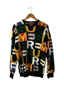 Supreme◆18AW/Big Letters Sweater/セーター(厚手)/L/コットン/マルチカラー