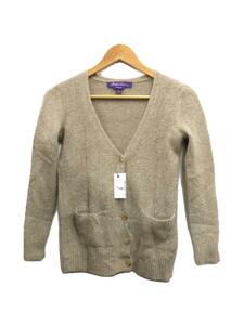 RALPH LAUREN* purple lable / cardigan ( thin )/XS/ wool /BEG/290615144002