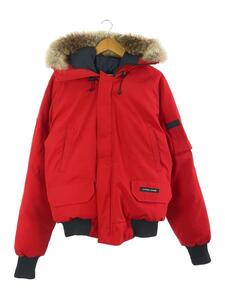 CANADA GOOSE◆CHILLIWACK BOMBER JACKET/ダウンジャケット/L/ポリエステル/レッド/7950M