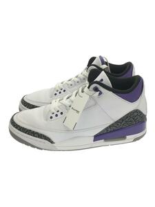 NIKE◆AIR JORDAN 3 RETRO/27.5cm/WHT/CT8532-105