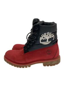 Timberland◆6 INCH PREMIUM PUFFER BOOT/UK7/レッド×ブラックA1UR9